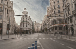 Foto de Gran Vía en Madrid.