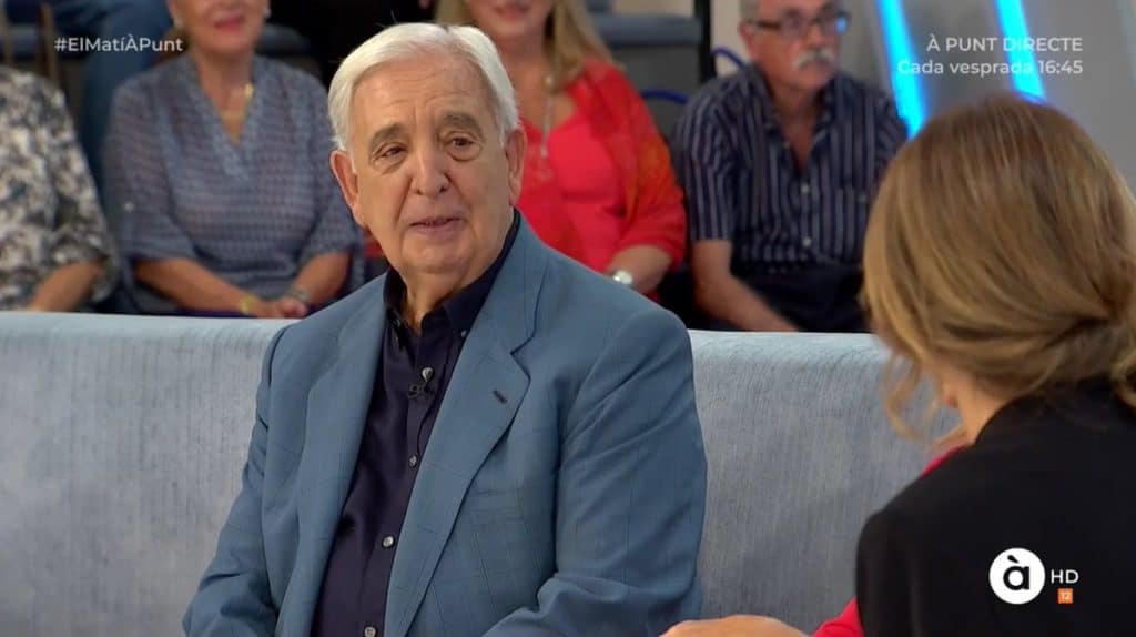 Miguel Castillo comparece en un programa de la televisión autonómica valenciana.
