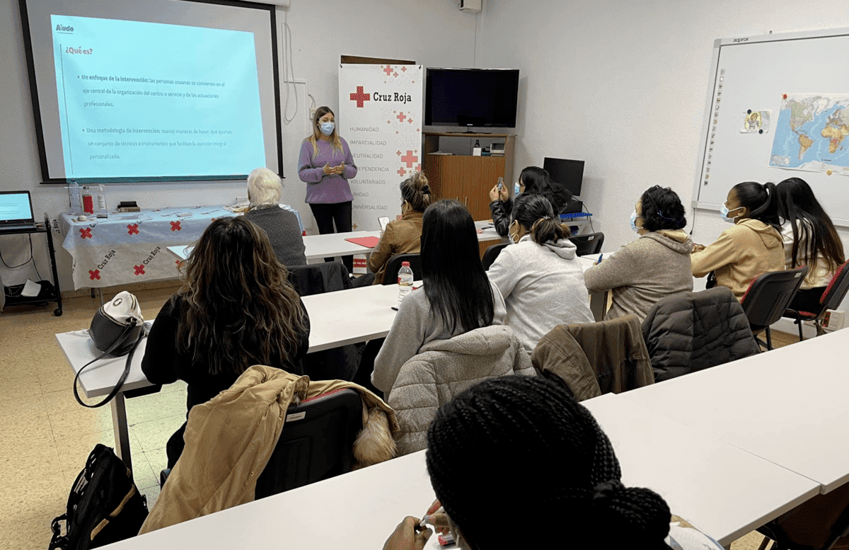 Curso presencial de cuidados en Cruz Roja Mislata