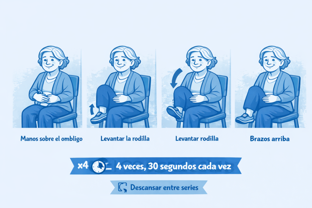 ejercicios para personas con Alzheimer Dibujo de Aiudo realizando el dibujo que se ha descrito por secuencias