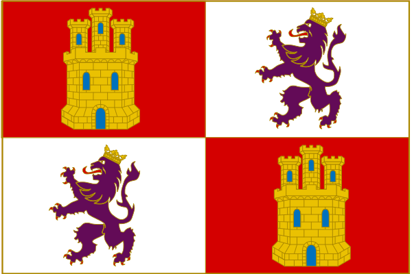Bandera de Castilla y León.