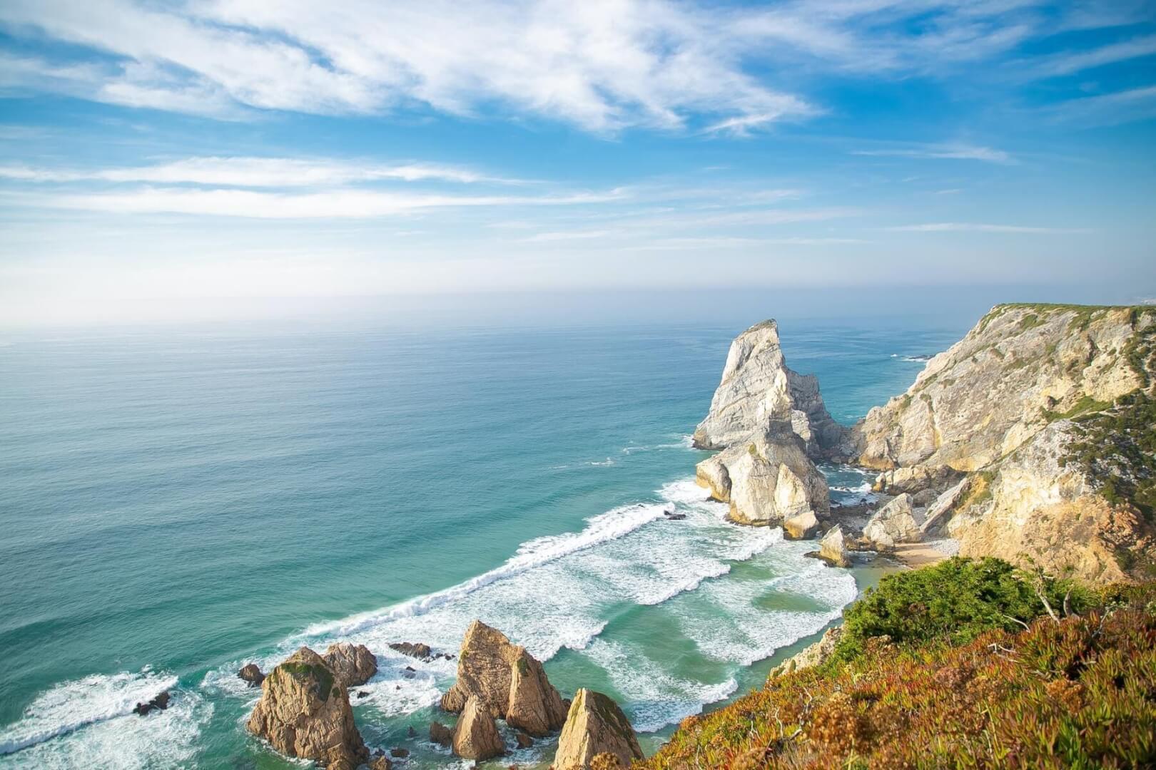 Foto e una playa de Portugal