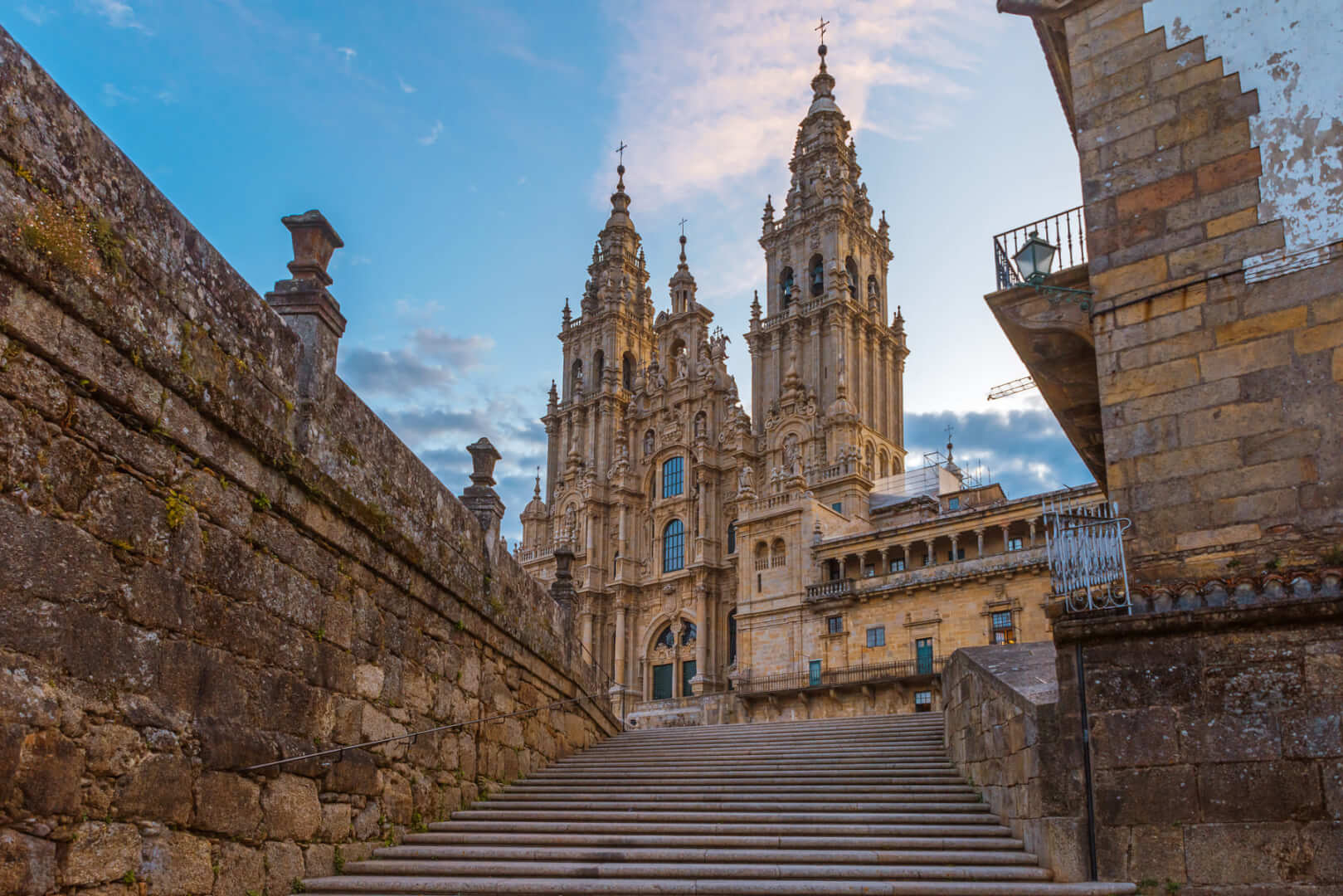 Una imagen de la catedral de Santiago de Compostela. 