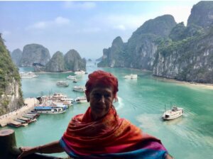 Kandy, la abuelita mochilera en Vietnam