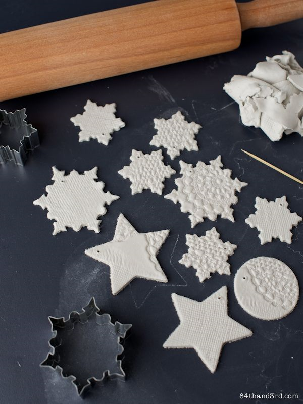 figuras navideñas de masa de sal 