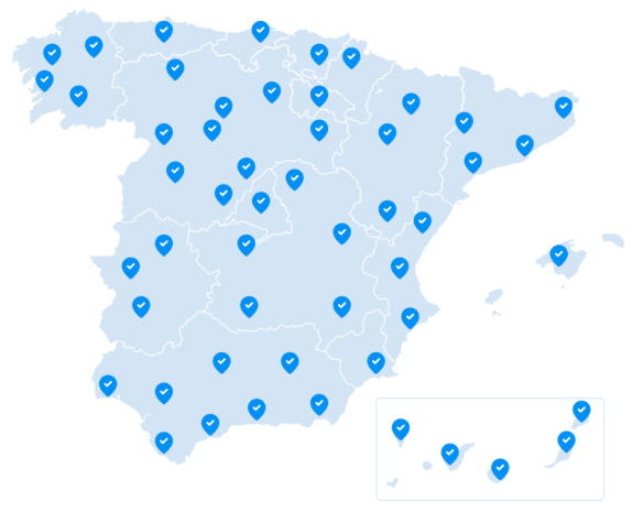 adopta un abuelo mapa de ciudades en las que está adopta un abuelo
