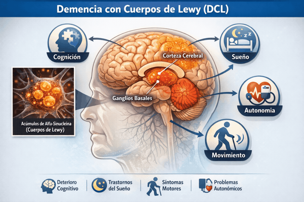 infograma Demencia con Cuerpos de Lewy 