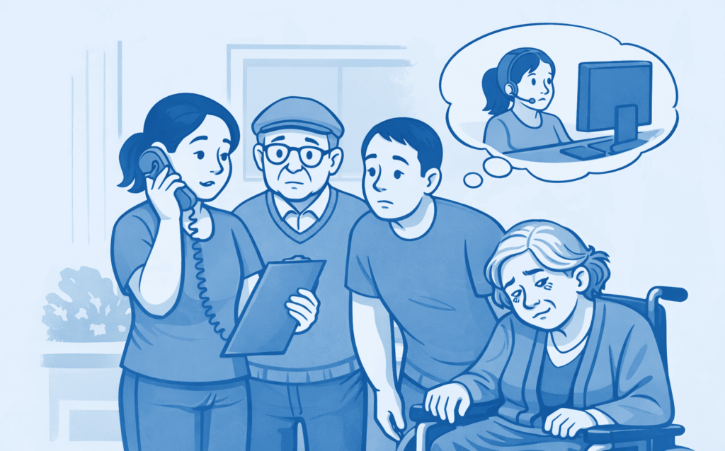 Familiares persona dependiente Familiares llamando para revaluar el sistema PIA de su familiar dependiente ya que su grado de dependencia consideran que ha cambiado