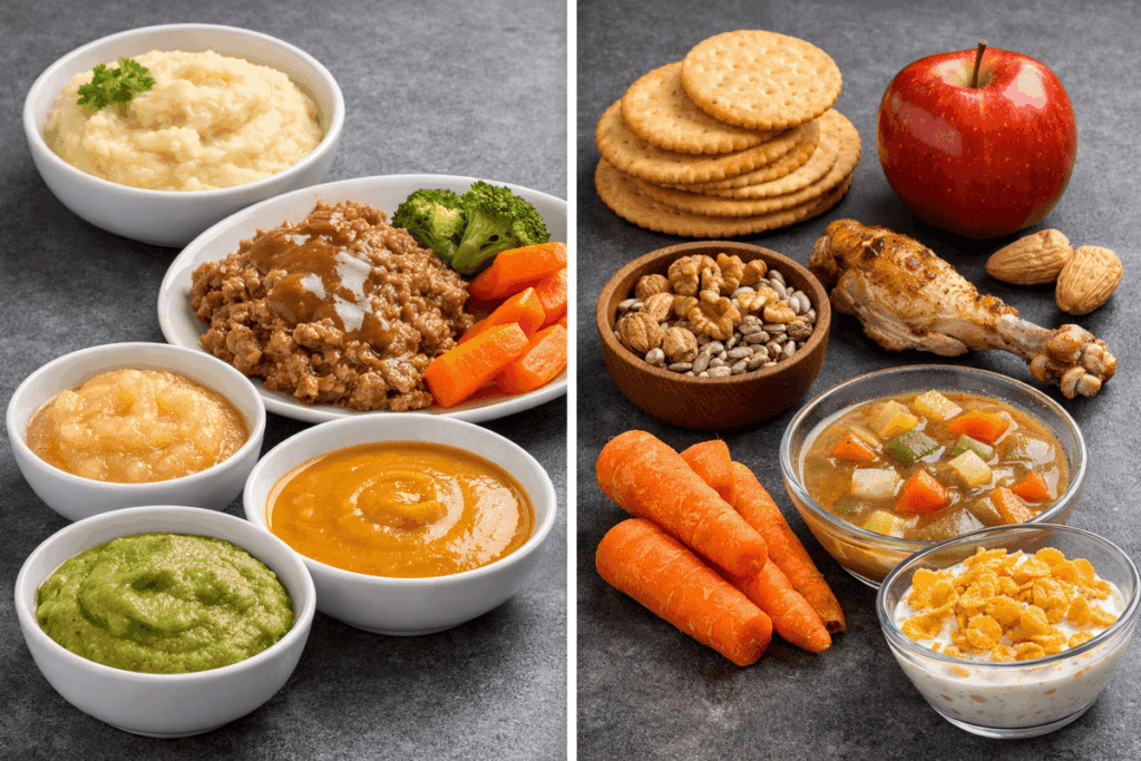 Alimentos aconsejables y prohibidos para personas con disfagia imagen de Alimentos aconsejables y alimentos prohibidos