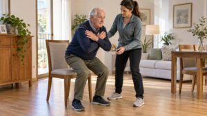 Ejercicios para prevenir caídas en adultos mayores